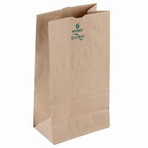 6 LB BROWN BAG LABEL 500