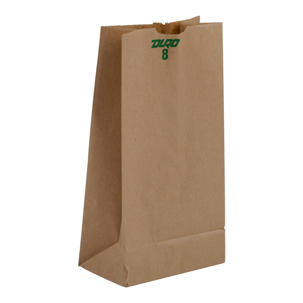 8 LB BROWN BAG 500/BUNDLE