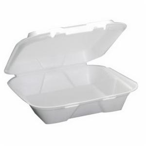 9 X 9 X 3 VENTED FOAM HINGED  CONTAINER GENPAK SN200-V  