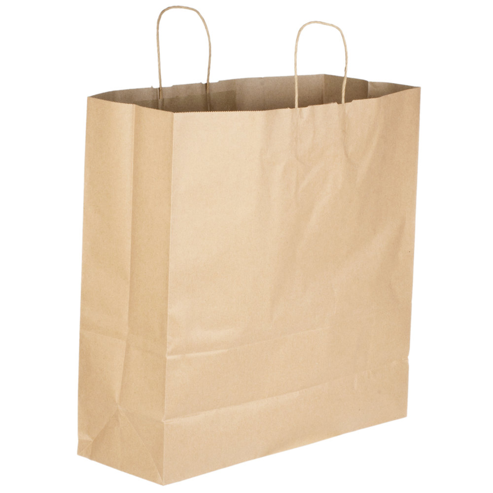 18 x 7 x 18.75 KRAFT CORD HANDLE SHOPPER  200/CS