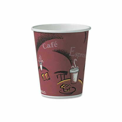 10 OZ. PAPER HOT CUP BISTRO DESIGN 510SI