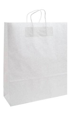 16X6X19 WHITE SHOPPER 200/CS
200