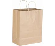 13 X 6.5 X 17 SENIOR CORD KRAFT PAPER SHOPPER BAG  