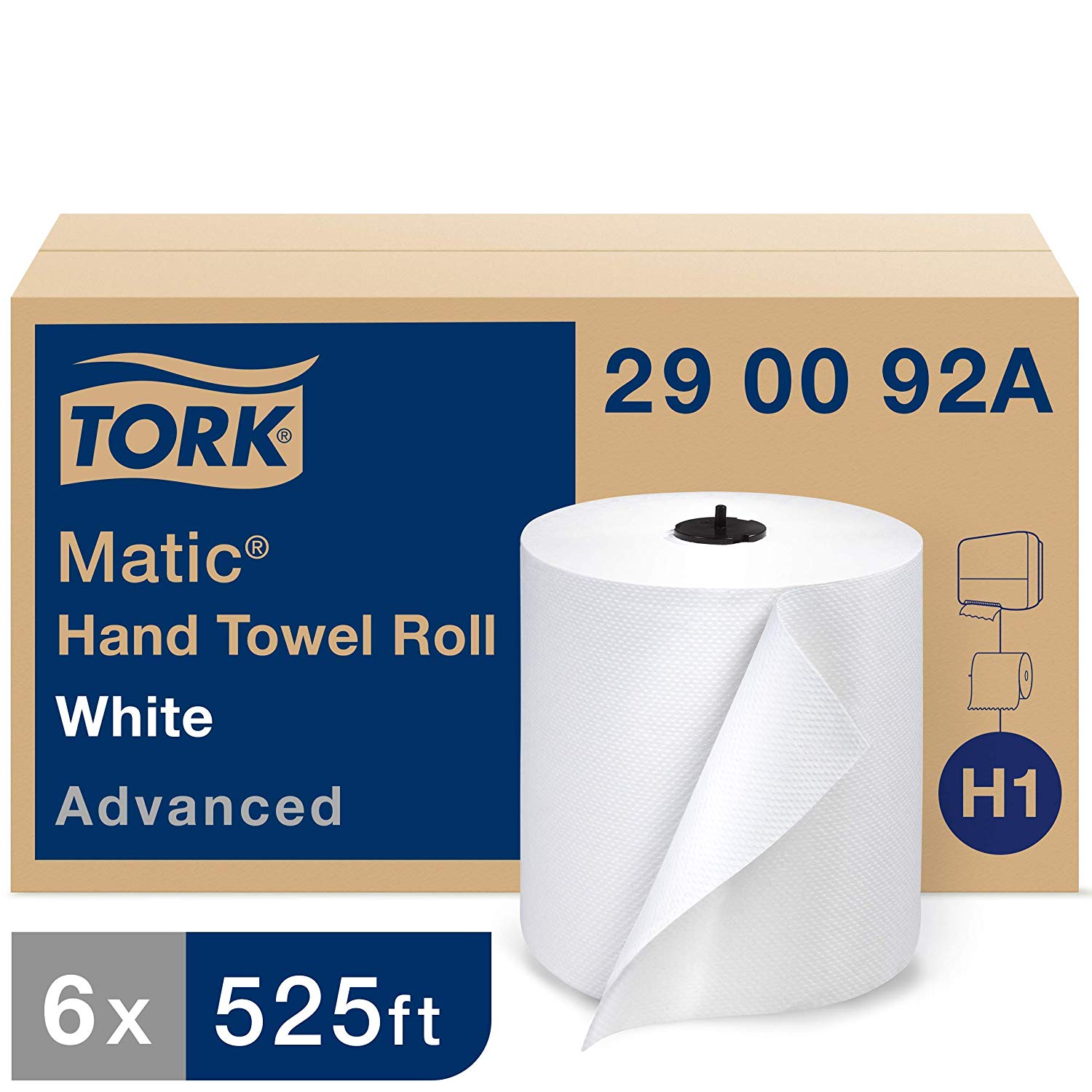 SCA AIRLAID TORK TOWEL
(290092) 6 ROLLS/CASE 525
FT./ROLL